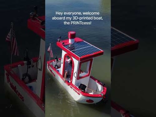 I 3D Printed a Boat! 🛥️ #3dbenchy #3dprinting #boat