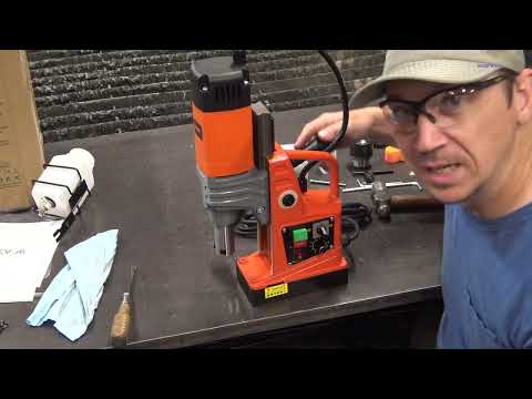 VEVOR mag drill - SLIDING HEAD, variable speed, and REVERSIBLE! model D8840