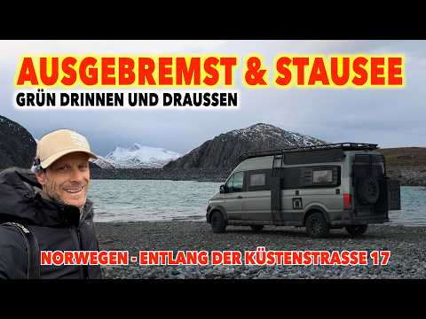 #1282 AUSGEBREMST VON EINEM BOOT | COOLE Anfahrt Storglomvatnet Stausee & Polarlicht / Norwegen