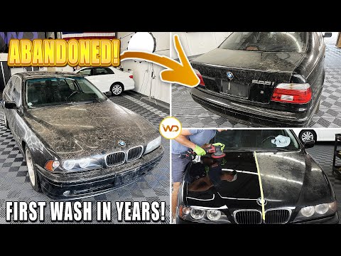 Disaster Barnyard Find | Extremely Dirty BMW E39 | First Wash In Years | Car Detailing Restoration