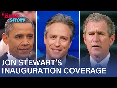 Jon Stewart Covers Presidential Inaugurations Over the Past 25 Years | The Daily Show