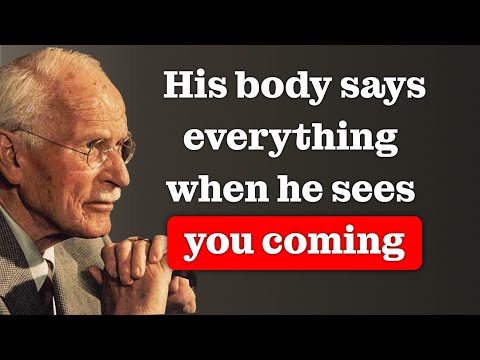 If he does this when he sees you… THEN he likes you more than you think | Carl Jung