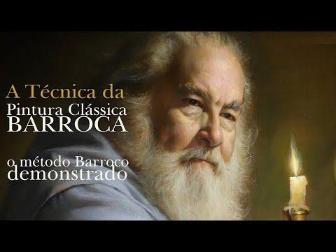 A técnica de pintura Clássica Barroca com Paulo Frade - MÉTODO DEMONSTRADO