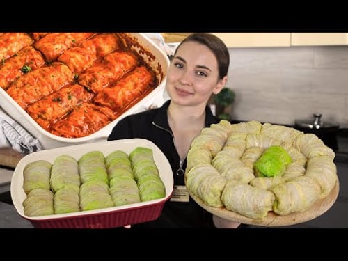 Traditional Ukrainian cabbage rolls. My favorite secret recipe!