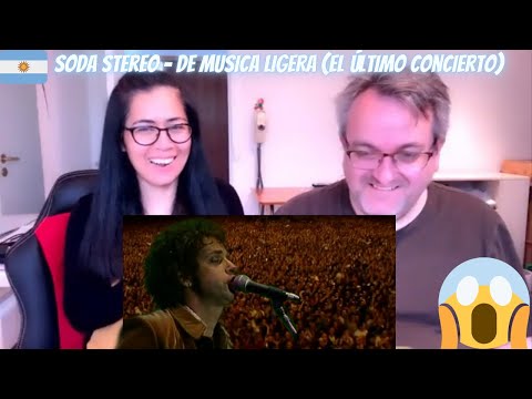 🇩🇰NielsensTv REACTS TO 🇦🇷 Soda Stereo - De Musica Ligera (El Último Concierto) - WOW😱👏💕