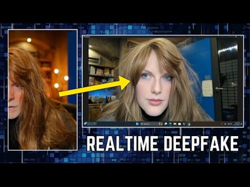 CREATE real-time DEEPFAKES (a.k.a. I became TAYLOR SWIFT...for Science!)