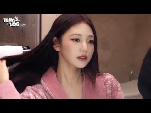 너무 사랑스러운 거 같애🩷 | NINGNING X Versace in Milan Fashion Week & Beijing | NING’S LOG