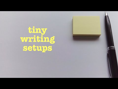 The Second Littlest Writing Setup