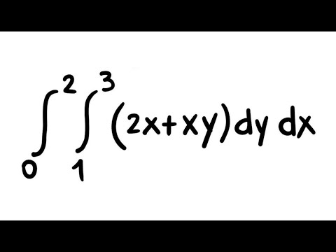 Integral Dupla Pelo Teorema de Fubini