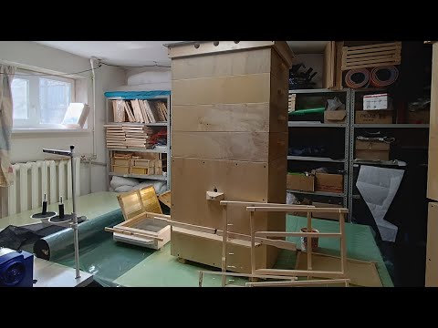 Шикарный улей! Для получения большого количества ПЧЕЛЫ и МЁДА. Полный обзор.