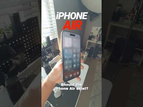 Should the iPhone Air Exist? 🤔 #iphone #iphoneair #smartphone #tech