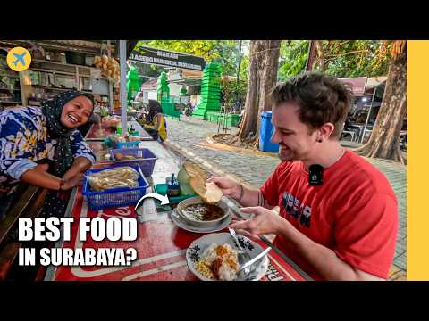 Eating delicious food in Surabaya until I cry.