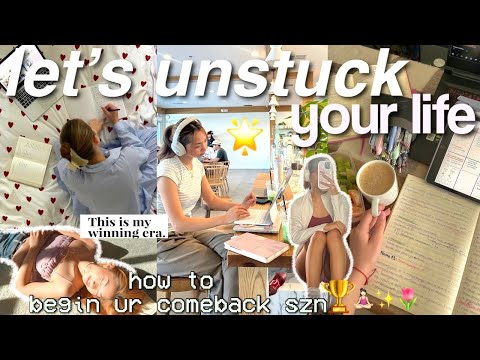 HOW TO UNSTUCK YOUR LIFE OUT OF A PERSISTENT RUT *it’s time to start making shit happen*📈🏆