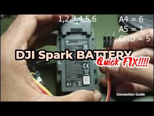 EASY DJI Spark and Mavic Battery Relair Using Arduino Nano