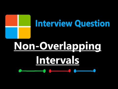 Non-Overlapping Intervals - Leetcode 435 - Python