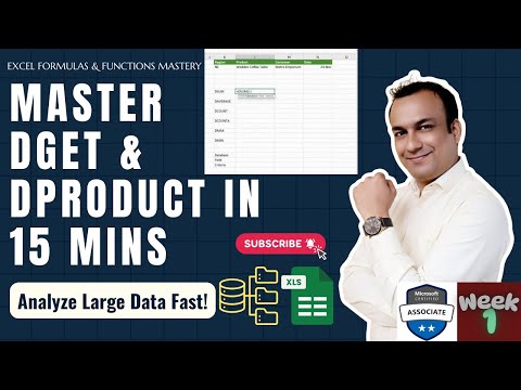 Struggling with Large Data? DSUM, DGET & DPRODUCT Do the Heavy Lifting