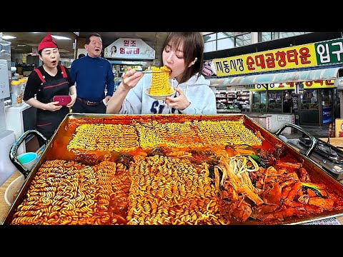 40-Year Old Sundae Market with 1000 Daily Visitors! Spicy Stir-fried Sundae with Ramen!