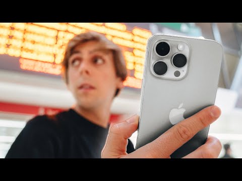 Traveling with my iPhone 15 Pro Max