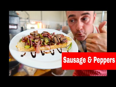 Popular Sausage Dishes! Sausage and Peppers.