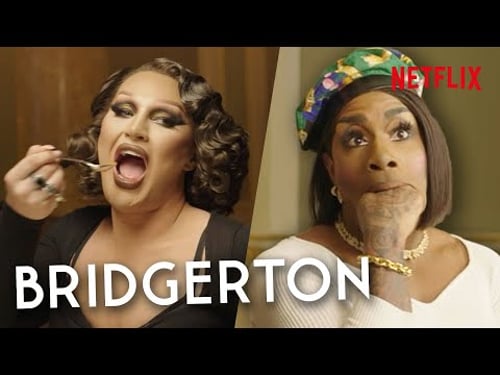 Drag Queens Monét X Change & The Vivienne Take a Bridgerton Etiquette Class | Netflix