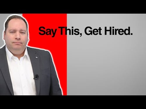 The One Phrase That Lands Jobs (from former CEO)