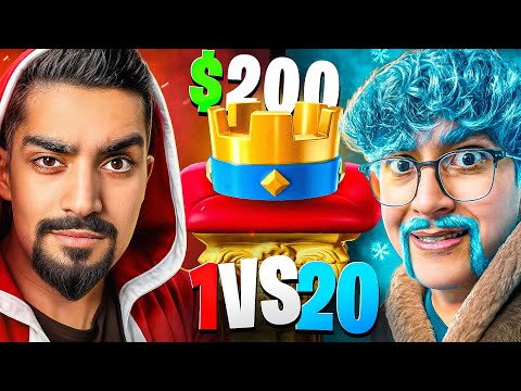 ممد اگه یک راند توی کلش رویال ببره 200 دلار میگیره 😂(باید بیست راند ببرمش❌)