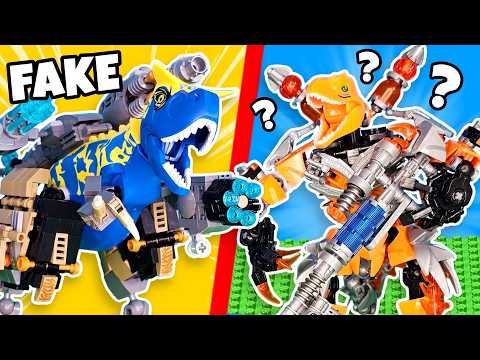 Unboxing FAKE LEGO DINOSAUR MECHS...