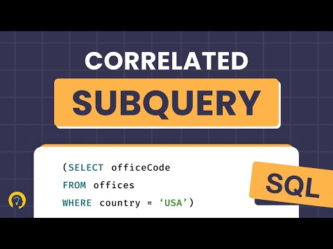 SQL Subqueries and Correlated Subqueries