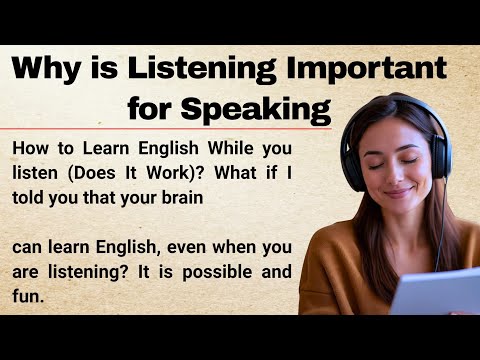 Why is Listening Important | My Powerful Story | Graded Reader | Improve Your English