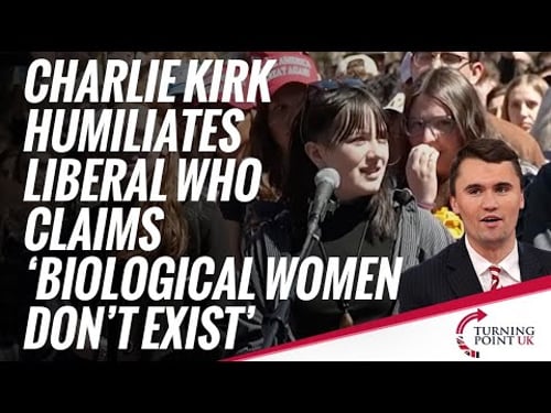Charlie Kirk Humiliates Liberal Who Claims 'Biological Women Don't Exist'