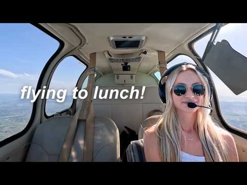 A Perfect California Flying Day! Flying Up the Coast to Lunch