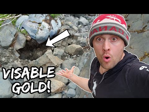 Checkout The GOLD Found Sitting Under This Boulder!