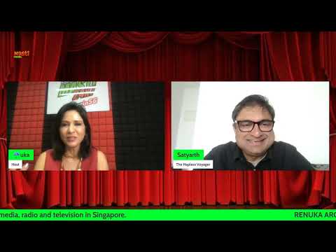 Satyarth Mishra author of The Hapless Voyager in a fun candid conversation with Celeb Host Renuka!
