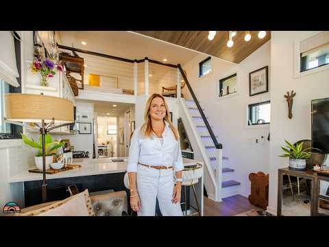 Her Custom Designed Tiny Home w/ Hidden Bedroom