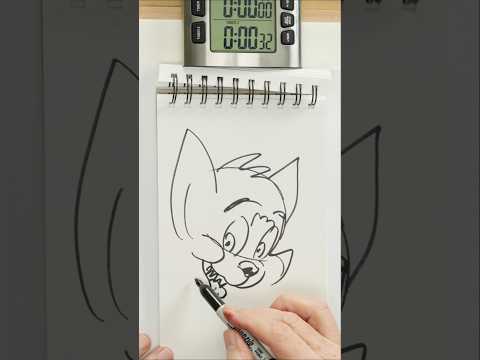 Can I Draw This Character In Under A Minute? (In Color)