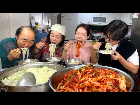 My mother-in-law's handmade kalguksu, made from scratch for her family, is love. (ft. Forbidden L...