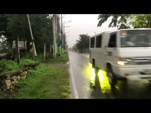 Rainy Street Walk in Cavite Philippines