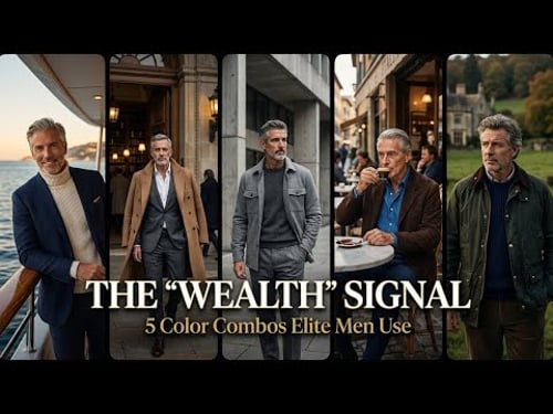 The Color Combos Rich Men Over 50 ALWAYS Wear To Look Expensive | Old Money Outfits