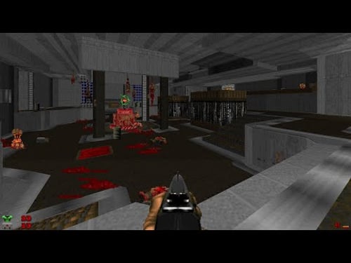 DOOM 2016 Intro Mission in Classic DOOM