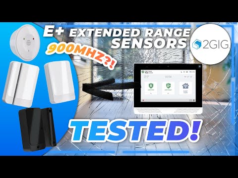 E+ Extended Sensors Demonstration w/ the 2GIG Edge Alarm Panel! Huge 900MHz Frequency