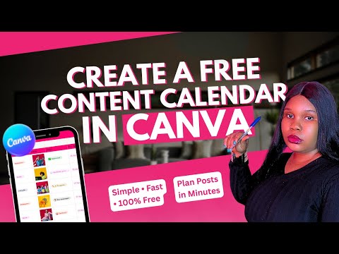 How to Create a Social Media Content Calendar Using Canva (2025 Step-by-Step Guide)