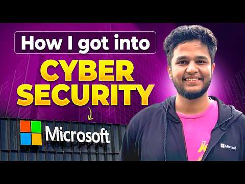 Microsoft Cybersecurity Expert Reveals How to get into Cybersecurity | Roadmap | Certifications