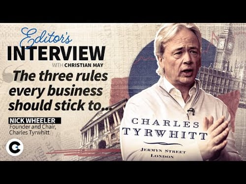 Charles Tyrwhitt founder on why there's 'no point whinging about the government'
