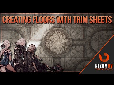 Creating Detailed Floors for Games Using Trim Sheets + Tiling Textures (UE5)