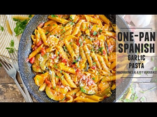 One-Pan Spanish Garlic Pasta | Easy Recipe & Done in 30 Minutes