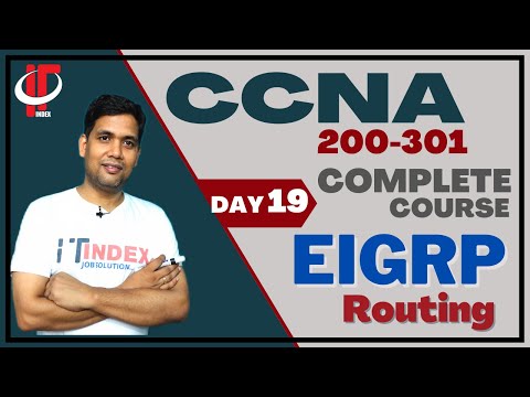 🚀 CCNA Day 19 | EIGRP Routing Protocol Explained & LAB Configuration | CCNA 200-301 Hindi | ITindex