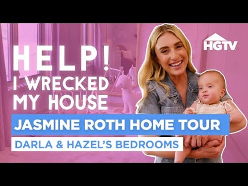 Inside Jasmine Roth’s Daughters’ Dream Bedrooms - Home Tour | Help! I Wrecked My House | HGTV