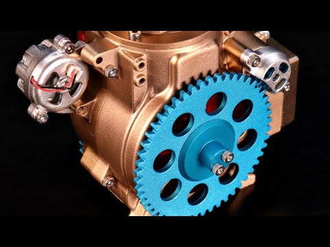 1 Cylinder Mini Engine Build - Stop Motion Engine Build