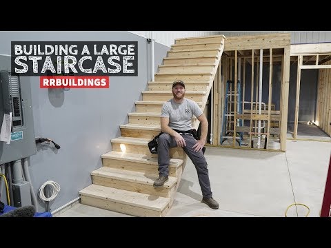 Building a Large Staircase and How to Layout a Stair Stringer