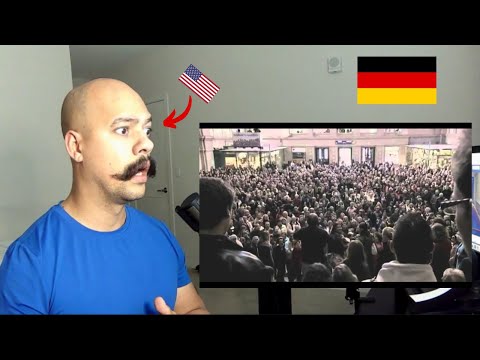 American reacts To Ode an die Freude | Chor ohne Grenzen im Leipziger Hauptbahnhof